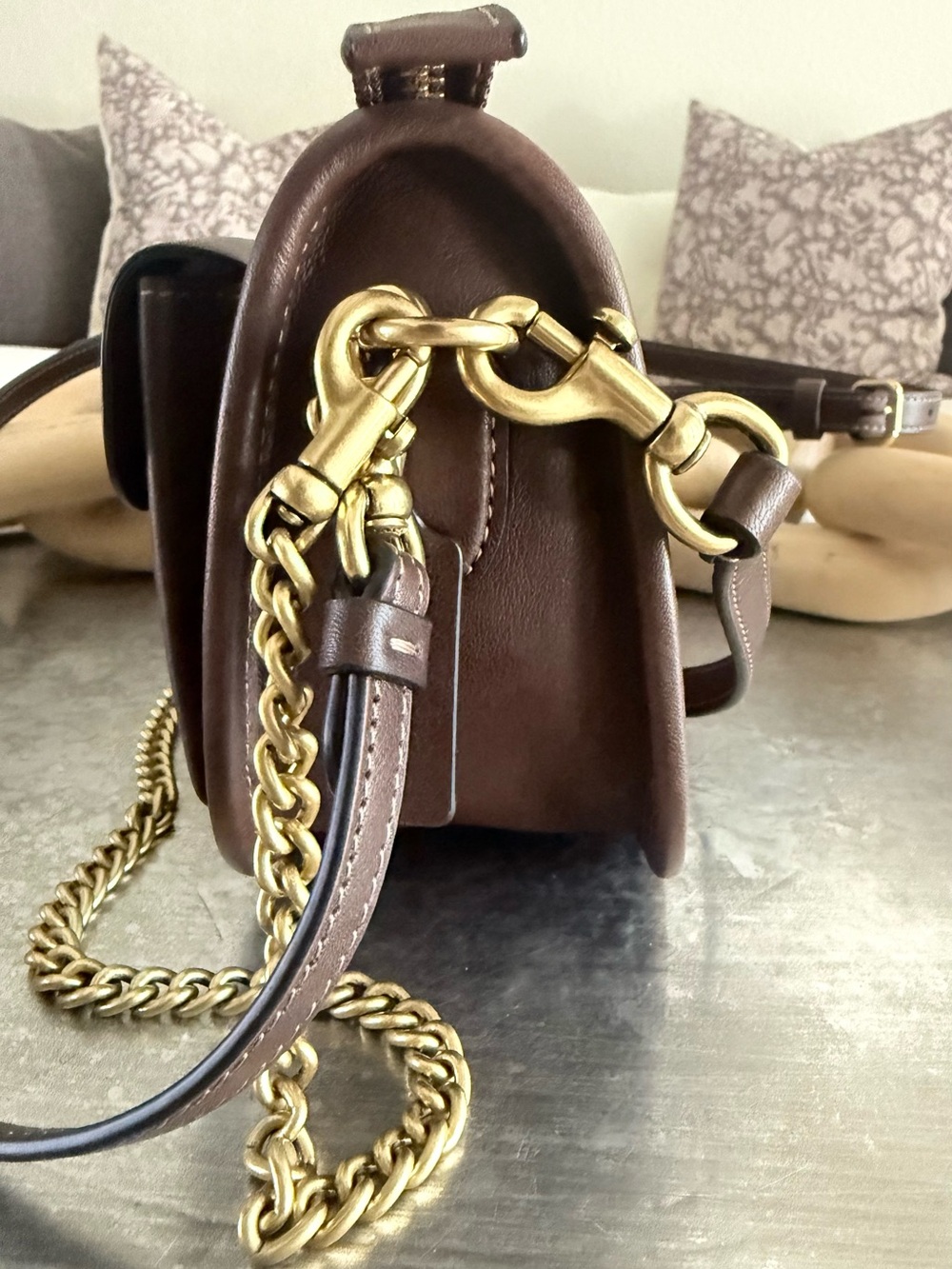 Coach Turnlock Waverly Shoulder Bag – Maple/Brass – NWT - Picture 3 of 10